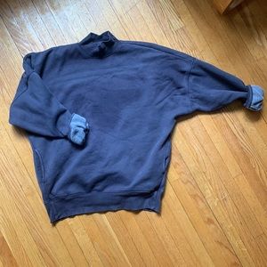 TNA oversized mock neck sweater